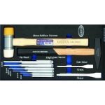 Kladiva a sekáče ve výplní do dílenského vozíku - MTGC1307WBBAL