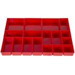 AHProfi plastové boxy do zásuvek, 17 ks - LT07