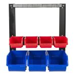 Kovový organizér s magnetickou lištou a 7 plastovými boxy (2/7) - MSBRW1707