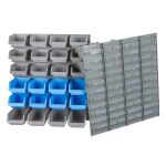 Plastový závěsný organizér na šroubky s 44 ks plastových boxů - MSBRWK4400
