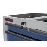 Sestava kvalitních PROFI BLUE dílenských skříněk s pracovní deskou - MTGS1300BAL08