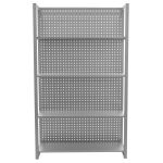 Celokovový regál s děrovanou deskou - MTJA1200