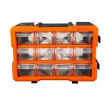 Plastový organizér, 12 boxů - MW1812