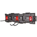 Boční pohled na držák s háčky pro zavěšení 2 jízdních kol a přilby - MW7100