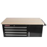 Dílenský vozík s dřevěnou pracovní deskou - TBR-L4407E-B