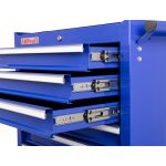 Dílenský vozík na nářadí s uzamykatelným šuplíky - TBR4007-X