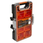 Organizér ve svislé poloze s černooranžovou rukojetí a uzavíratelným systémem - TC320068