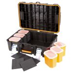 Odolný kufr na nářadí s plastovými boxy - TC320360