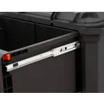 Detail kovových kuličkových pojezdů zásuvky pro plynulý chod – TC320421