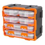 Plastový organizér, 6 uzavíratelných boxů - TC320672