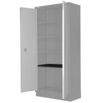 Černá police do dvoukřídlové skříně - TGB1336.8