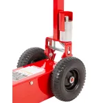 Pohled na velká kola a prodlužovací adaptéry pneumatického zvedáku - TQ60-3B