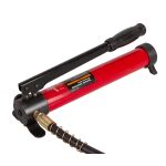 Ruční hydraulická pumpa max. tlak 700 bar, objem kapaliny 400 ml, délka hadice 1 m - TRCP180