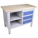 Dílenský stůl s dřevěnou pracovní deskou - TSK5403-L