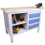 Ponk, 3 uzamykatelné zásuvky, 1 police - TSK5403-L