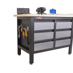 Kovový ponk s dřevěnou deskou - TSK5406-LS