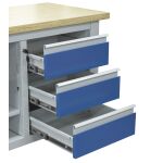 Ponk do dílny, 3 zásuvky, 1 skříňka - TSK5413-L