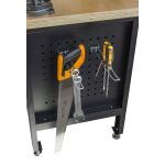 Dílenský stůl s děrovanou deskou na boku - TSK7523-LS