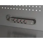 Magnetická napájecí lišta se 4 zásuvkami, USB a USB-C - TSP6024SBAL4