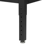 Dílenský stůl EXPERT se zástěnou a 5 moduly, 183 cm, dřevěná deska - TSP7224BAL4