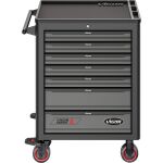 Šedý vybavený dílesnký vozík Vigor - V4561