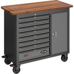 Dílenský vozík s dřevěnou pracovní deskou - V4813