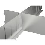 Plechové rozdělovače do zásuvek, 137 mm, 10 ks - V6685-3/10