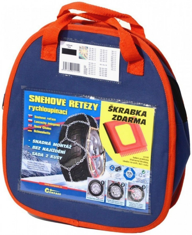 Sněhové řetězy X40  3,0mm 9mm NYLON BAG AHProfi