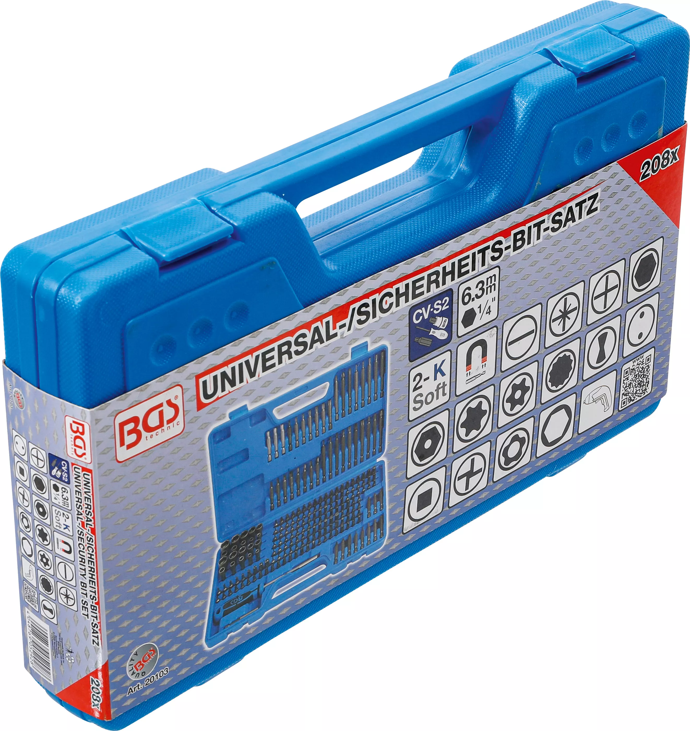 Uzavřený kufřík s obalem a popisem BGS - B20103 Uzavřený kufřík s obalem a popisem BGS - B20103