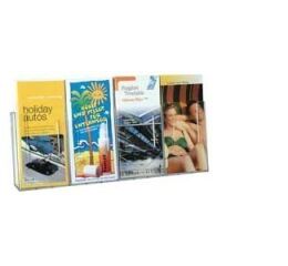 Plexi držák 1/3 A4 4-dílný na zeď