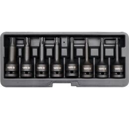 Sada vnějších rázových nástrčných klíčů 1/2" RIBE RM5-RM13, 8 ks - YT-1068