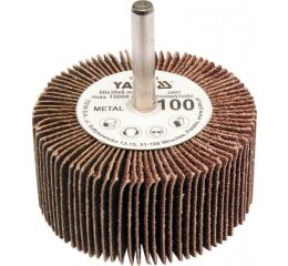 Kotouč lamelový radiální 60x30  P-150 s hřídelí 6 mm - YT-83366