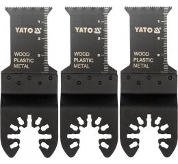 Pilový list na ponor. řezy BIM pro multifunkci, 28,5mm (dřevo, plast, kov), sada 3ks