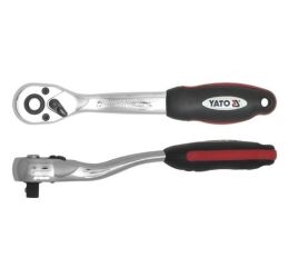 Ráčna 1/4" 145 mm vyhnutá - YT-0316