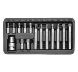 Sada bitů 15 ks TORX box