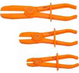 Škrtící kleště na hadice, 155 - 255 mm, sada 3 ks, BGS 1815