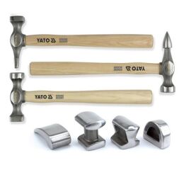 Sada klempířských kladívek 7 ks - YT-4590
