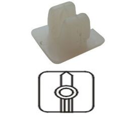 Plastové příchytky čalounění, 10 ks