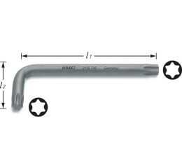 Úhlový šroubovák TORX® 2115-T6 Hazet (HA012220)