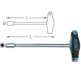 Šestihranný nástrčný klíč 428LG-13 Hazet (HA019557)