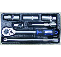 Sada nářadí 1/2", 7 ks