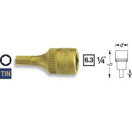 Vnější HEX nástrčný klíč 1/4" HINOX® S6 Hazet 8501-6 - HA036912