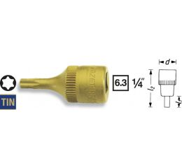 Nástrčná hlavice TORX® 1/4" 8502-T8 Hazet - HA037124