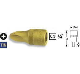 Vnější KŘÍŽOVÝ nástrčný klíč 1/4" PH1 Hazet 8506-PH1 - HA037285