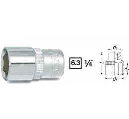 Vnitřní nástrčný klíč 1/4" šestihranný 7/32 HAZET 850A-7/32 - HA037537