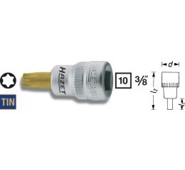 Hlavice s bitem TORX 3/8" T15 HAZET 8802-T15 - HA039647