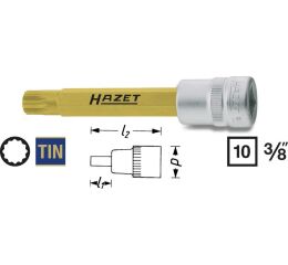 Hlavice s bitem XZN 3/8" M10 Hazet 8808LG-10 - HA040018