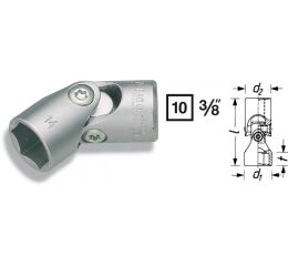 Nástrčné klíče s kloubem 6-hr. 880G-15 Hazet