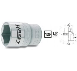 Vnitřní nástrčný klíč 1/2" šestihranný 22mm HAZET 900-22 - HA042845