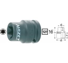 Kovaný vnitřní nástrčný 1/2" TORX® E18 HAZET 900S-E18 - HA044627
